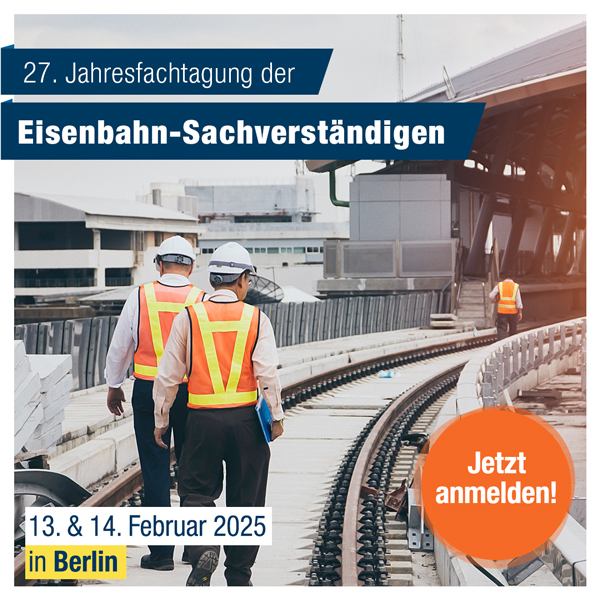 27. Jahresfachtagung der Eisenbahn-Sachverständigen