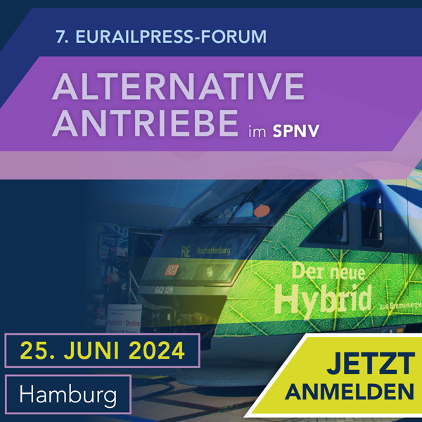 7. Eurailpress Forum Alternative Antriebe im SPNV - Teilnahmegebühr