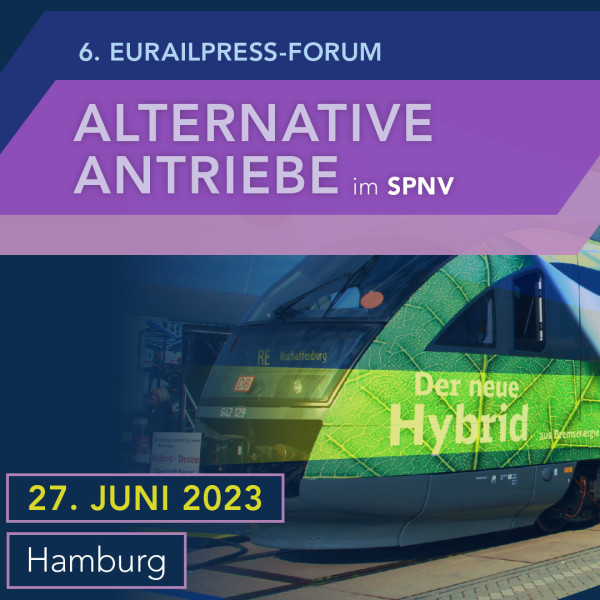 6. Eurailpress-Forum Alternative Antriebe im SPNV - virtuell
